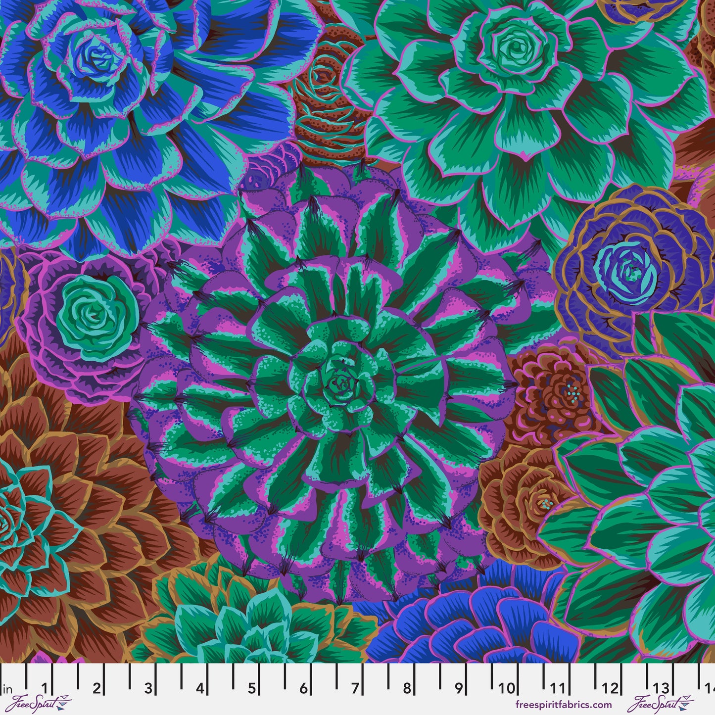 KAFFE FASSETT COLLECTIVE House Leeks Drama Yardage