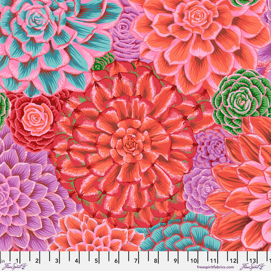 KAFFE FASSETT COLLECTIVE House Leeks Pink Yardage