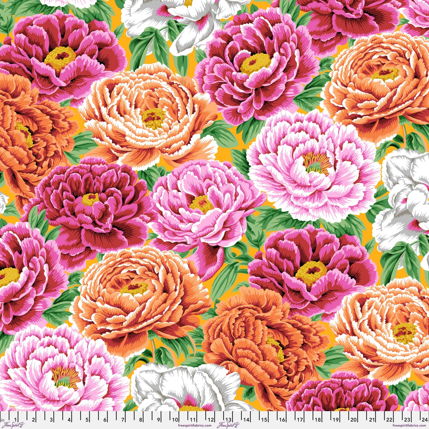 KAFFE FASSETT COLLECTIVE Tibetan Peony Warm Yardage