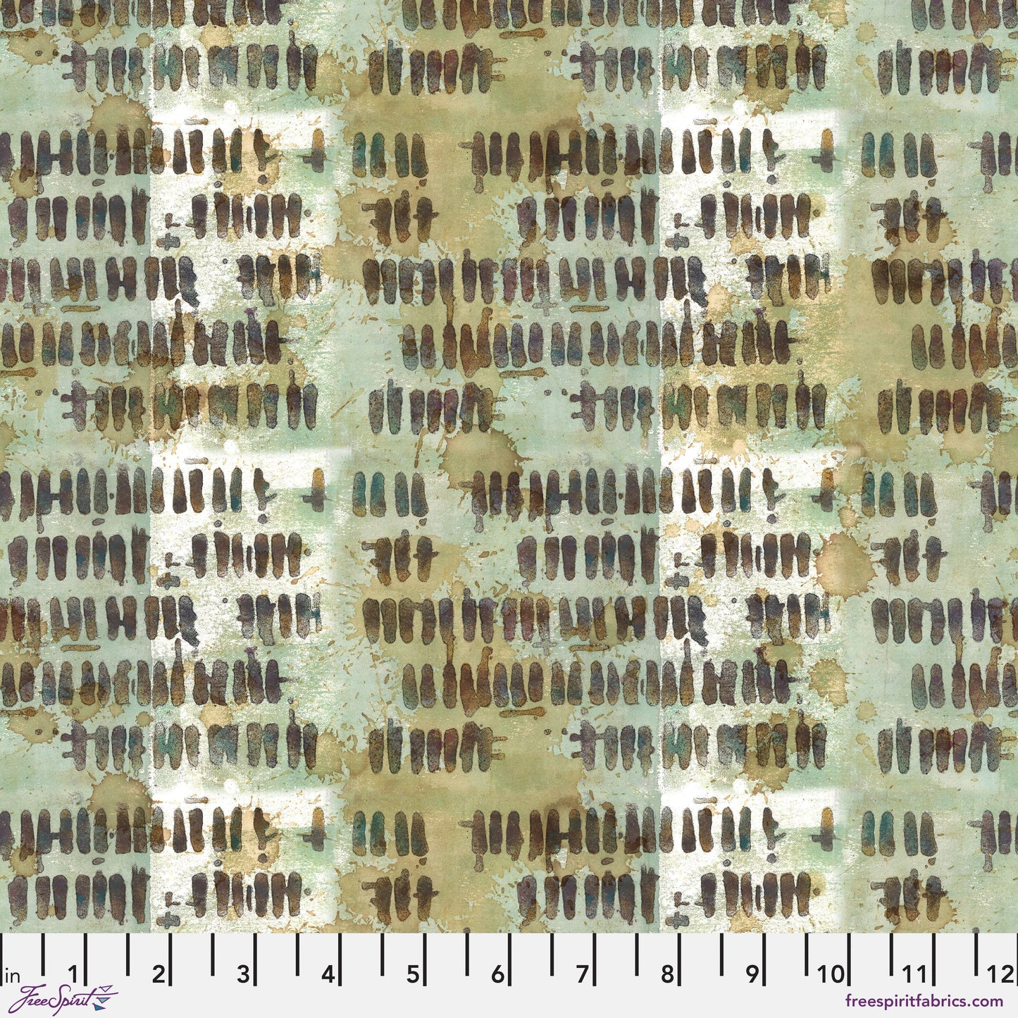 ON YOUR MARK Finish Line Sage Yardage