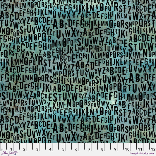 ON YOUR MARK Chain Mail Seafoam Yardage