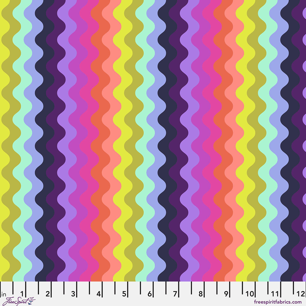 FLORAL REEF Wave Rider - Deep Dive Yardage