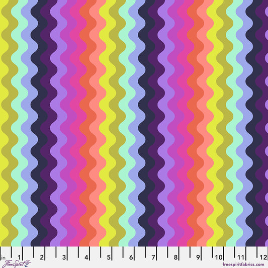FLORAL REEF Wave Rider - Deep Dive Yardage