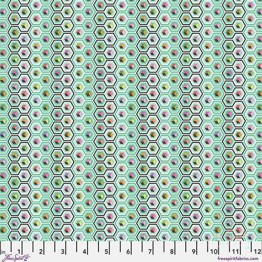 PRINCE CHARMING DEJA VU Hex Box - Sweet Mint Yardage