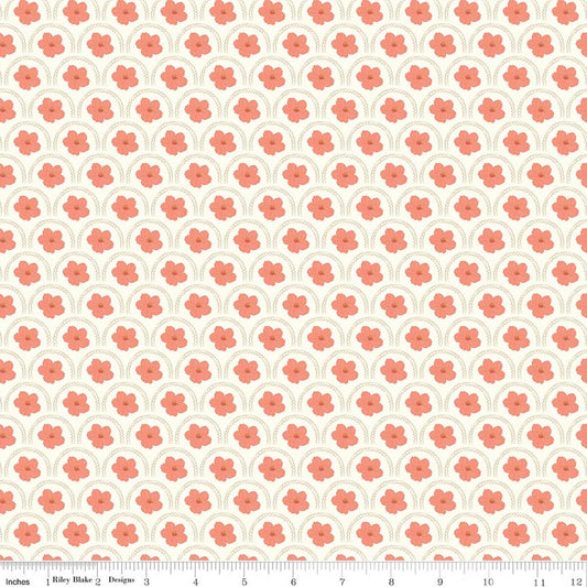 SOUTHERN CHARM Peach Blossoms Cloud Yardage