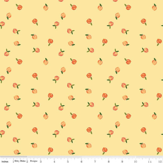 SOUTHERN CHARM Peaches Yellow Yardage