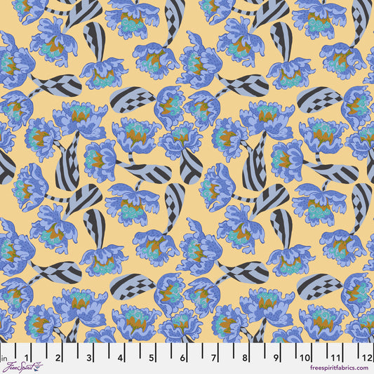 BLOSTMA & SONG Peony Bones Lemon Yardage