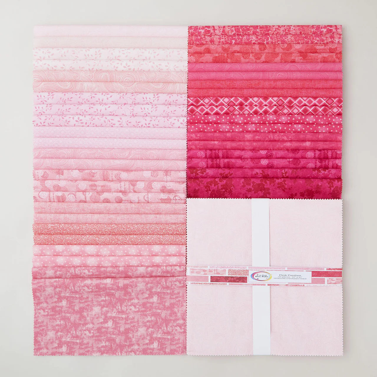 I'VE GOT HUE, BABE Pink Panther 10" Charm Pack