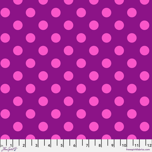 TULA'S TRUE COLORS Pom Pom Foxglove Yardage