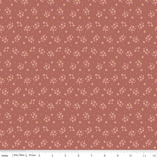 ROSEWOOD Posy Dusty Rose Yardage