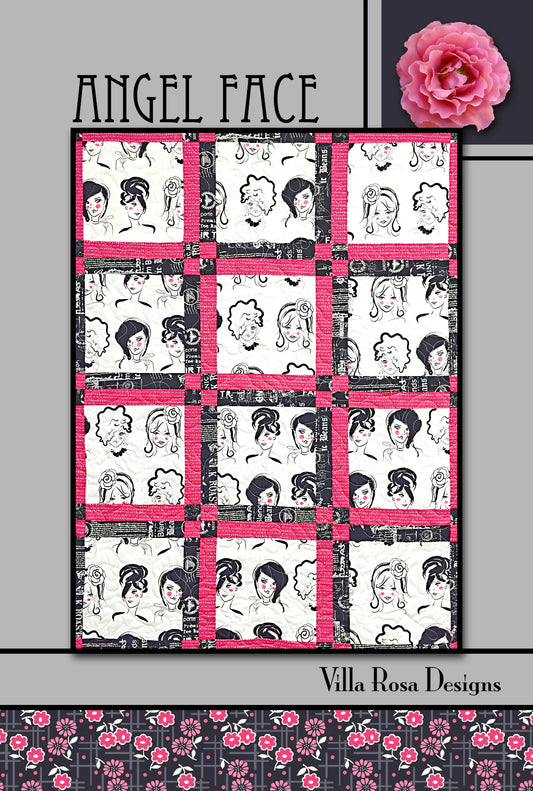 Angel Face Pattern Digital Download