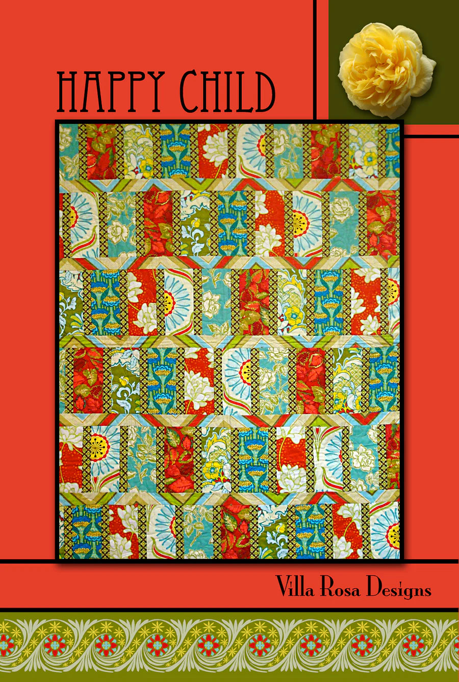 Happy Child Pattern Digital Download