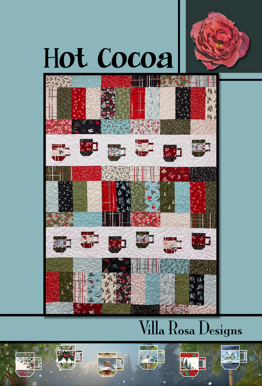 Hot Cocoa Pattern Digital Download
