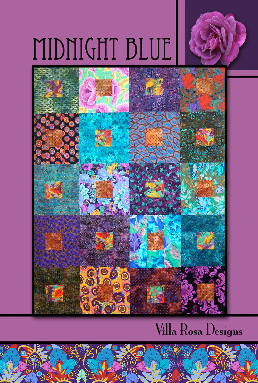 Midnight Blue Pattern Digital Download