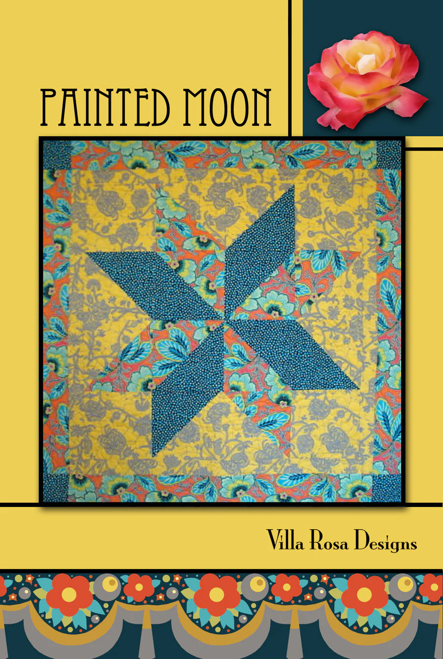 Painted Moon Pattern Digital Download