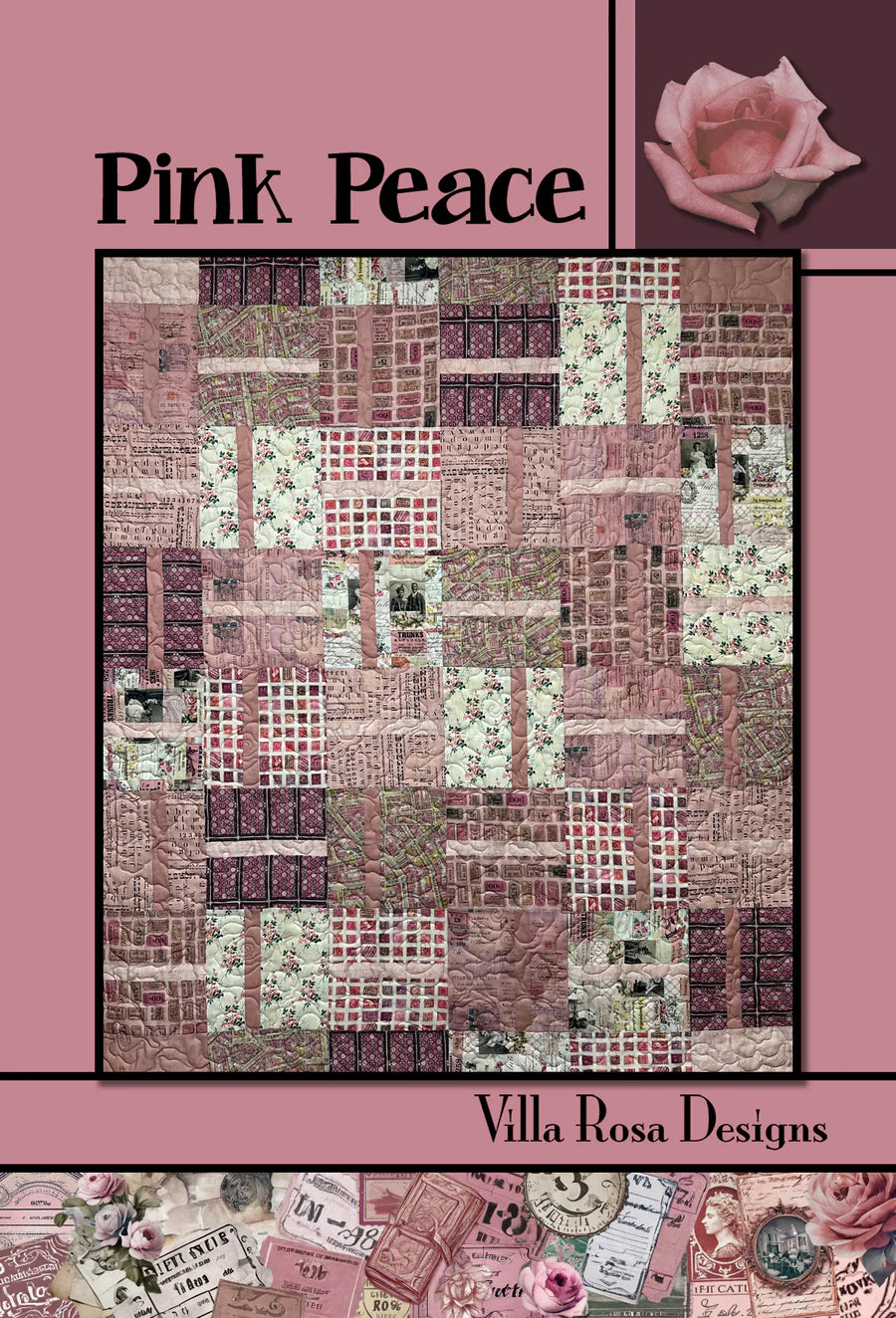 Pink Peace Pattern Digital Download
