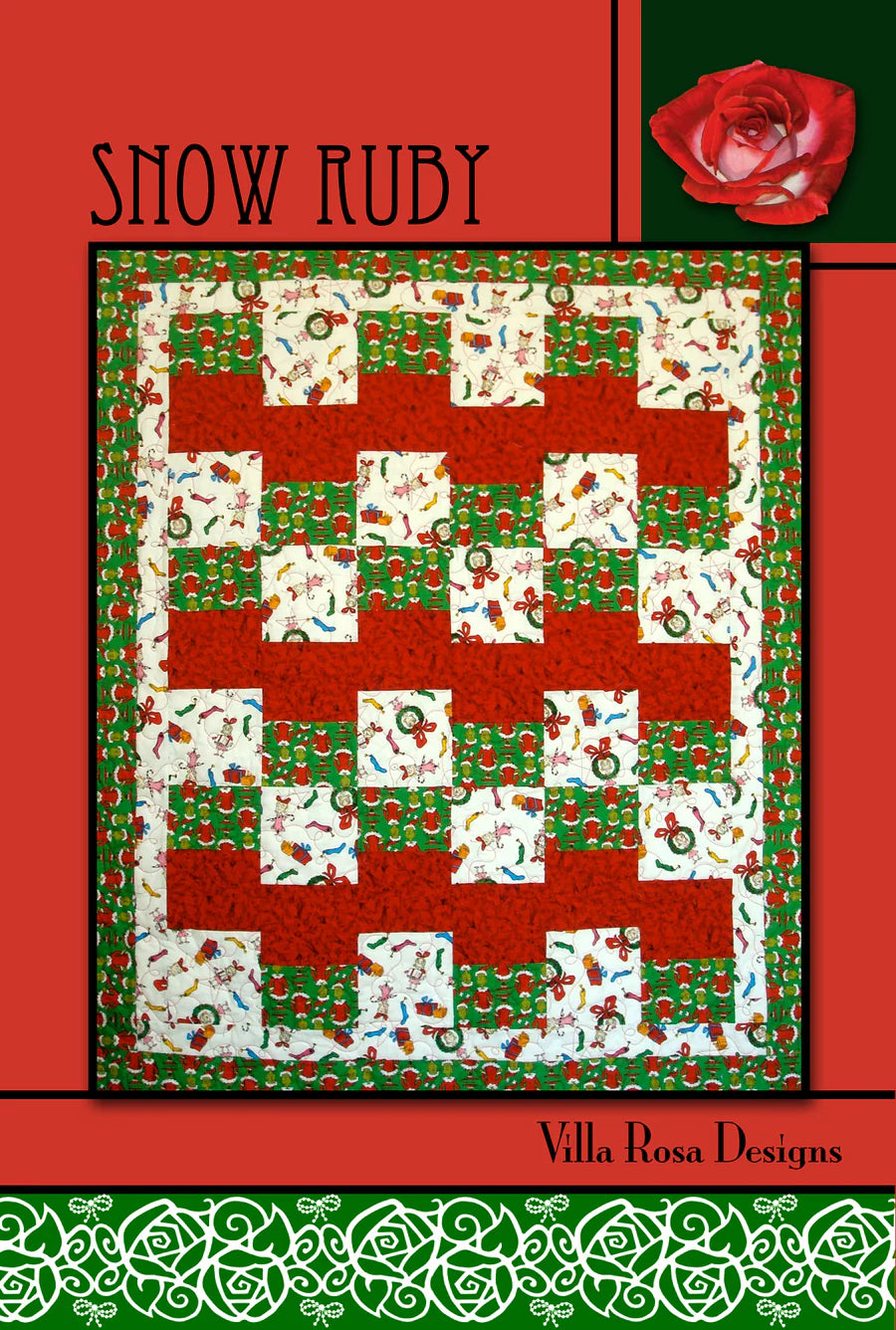 Snow Ruby Pattern Digital Download