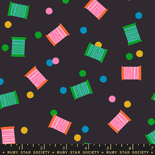 1 800 NOTION Soft Black Spools Yardage