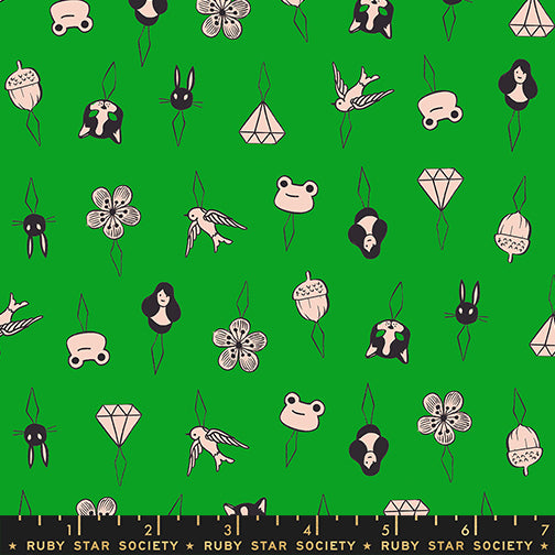 1 800 NOTION Deep Verdant Thread Charms Yardage
