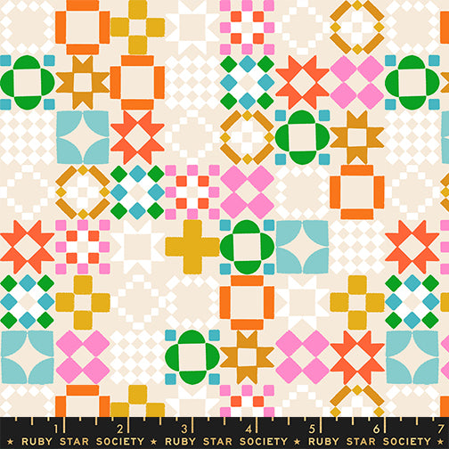 1 800 NOTION Shell Quilt Blocks Yardage