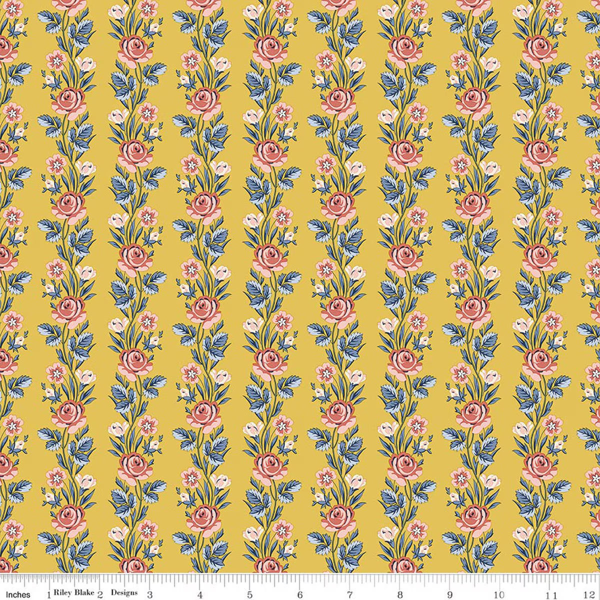 PALACE GARDENS Regal Stripe B Yardage