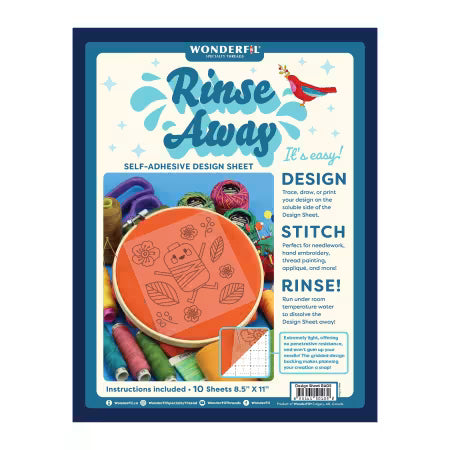 Rinse Away Design Sheet