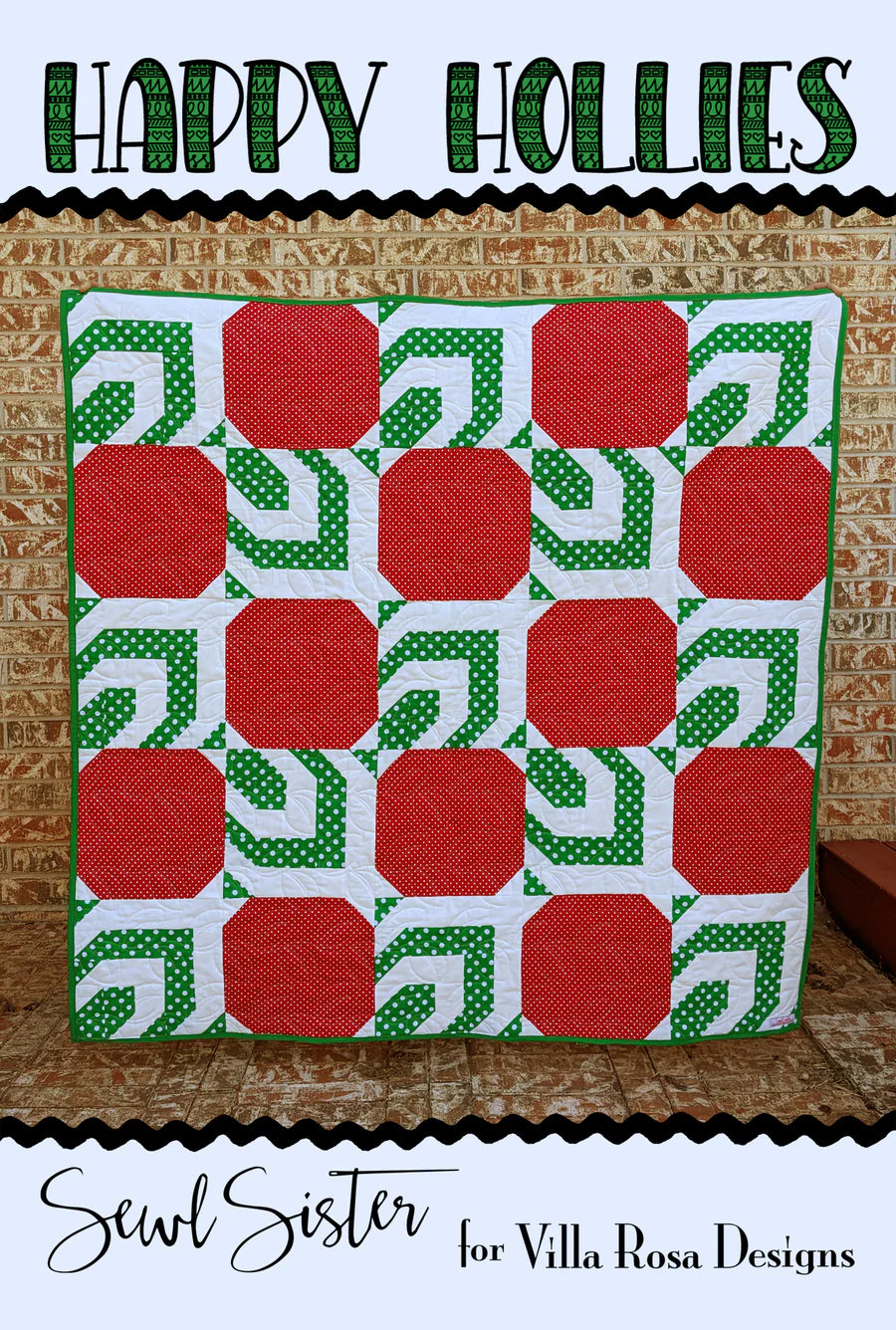 Happy Hollies Pattern Digital Download