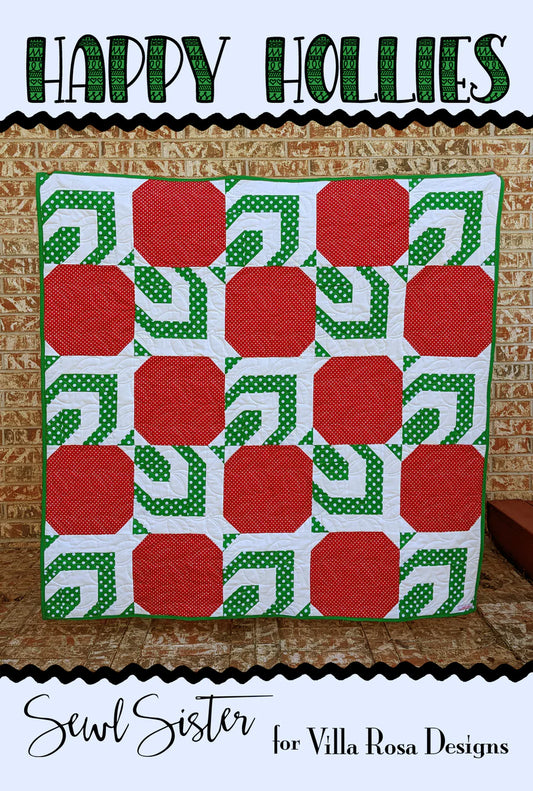 Happy Hollies Pattern Digital Download
