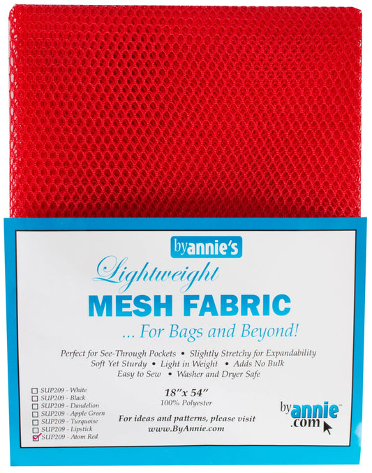 By Annie Lightweight Mesh Fabric 18 x 54"