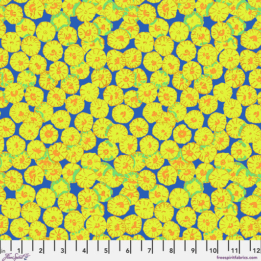 KAFFE FASSETT COLLECTIVE Sand Dollar Blue Yardage