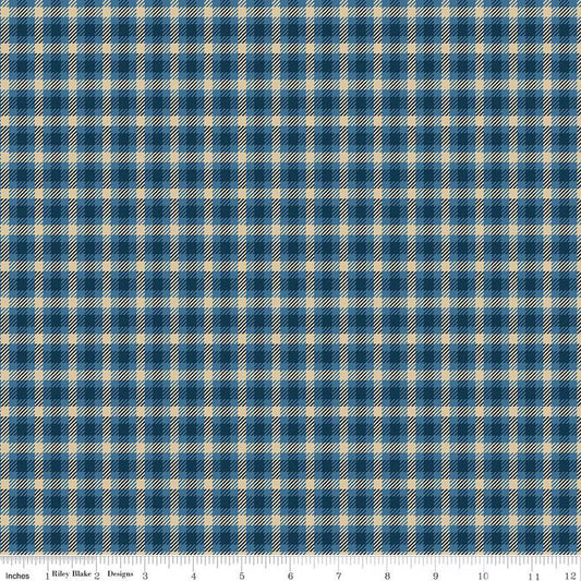 PLAID - VENTURE CLUB Scout Blue Yardage