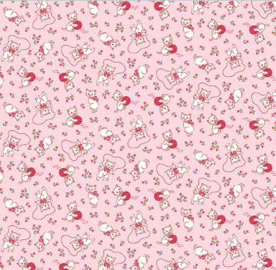 Traditional 30's Kitten Pink