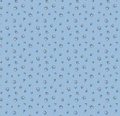 Traditional 30's Berries Blue