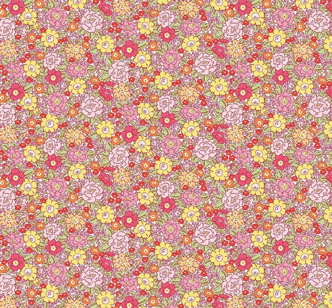 Traditional 30's Floral Pink