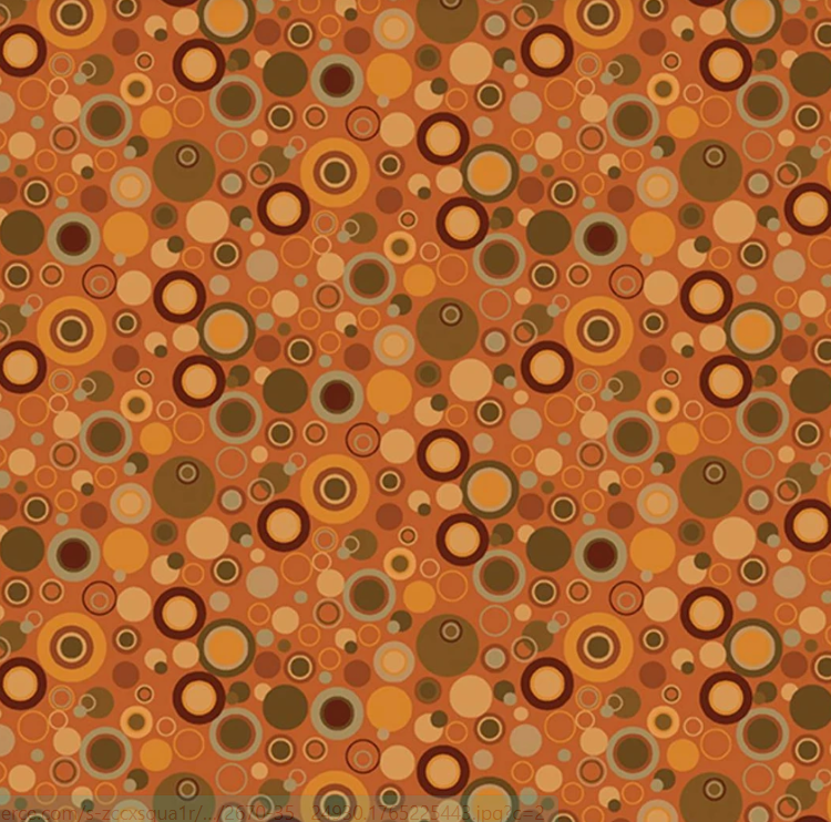 Orange- Bubble Dot 108"