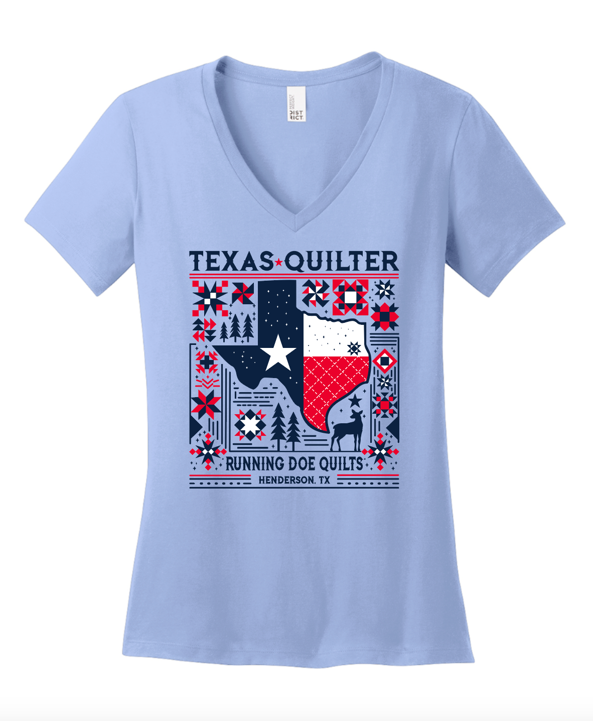 Texas Quilter V-Neck Shirt *PRE-ORDER*