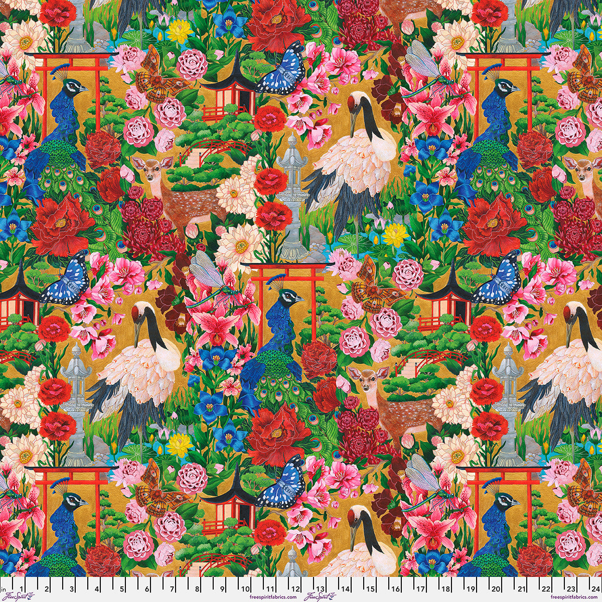 SECRET GARDEN Secret Garden Gold Yardage