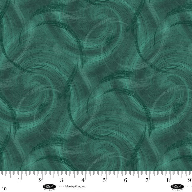 SPIN FLANNEL 108” Semi Circle Texture Green Wide Back Yardage