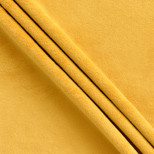 MINKY 90" Gold Solid Silky Smooth Yardage