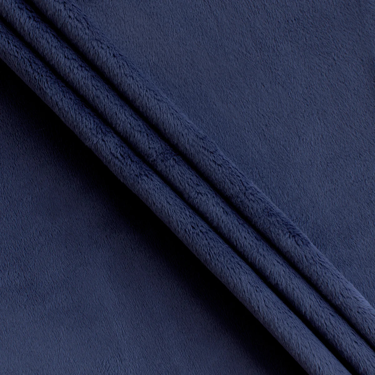 MINKY 90" Indigo Solid Silky Smooth Yardage