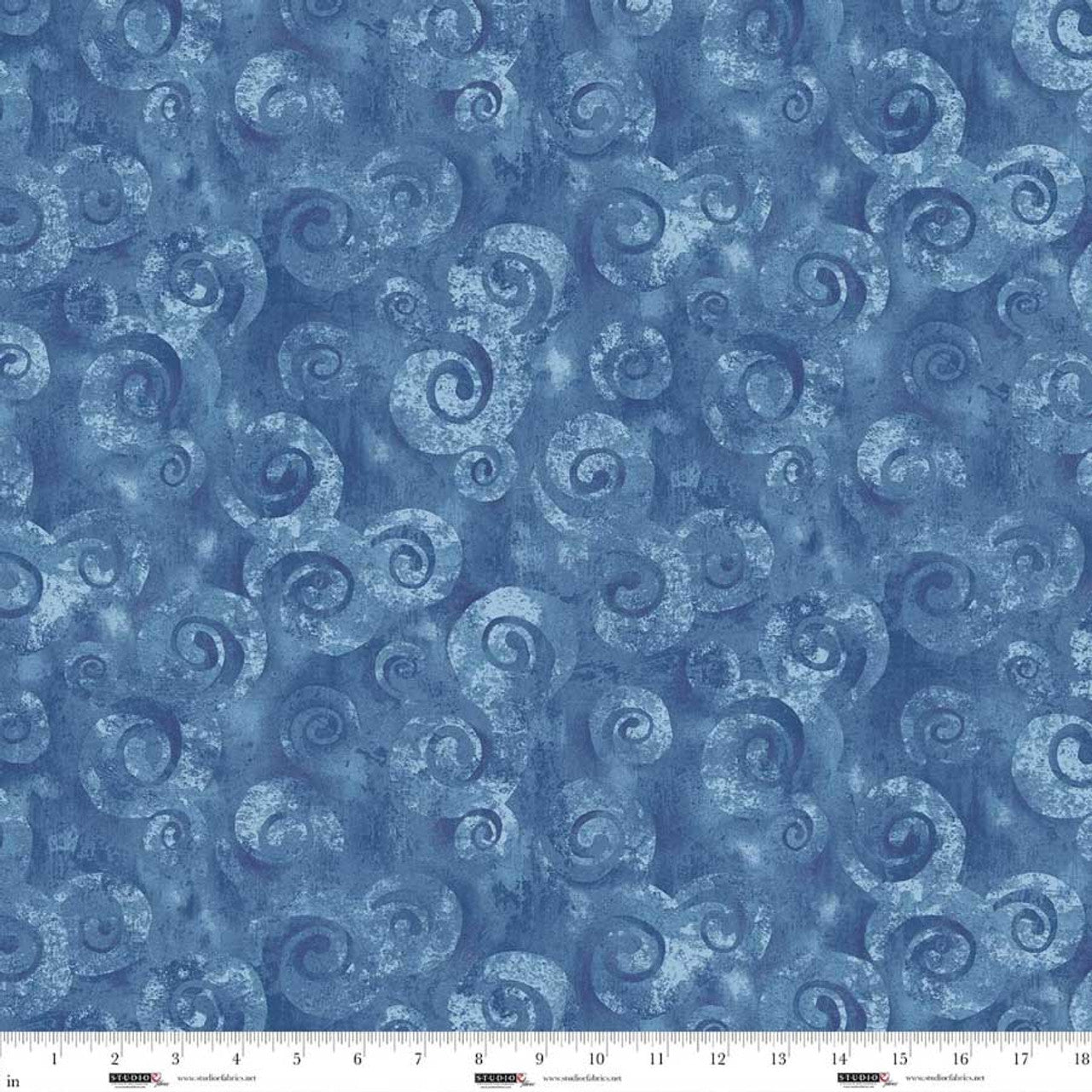 SPIRAL STORM 118" Slate Wide Back Yardage
