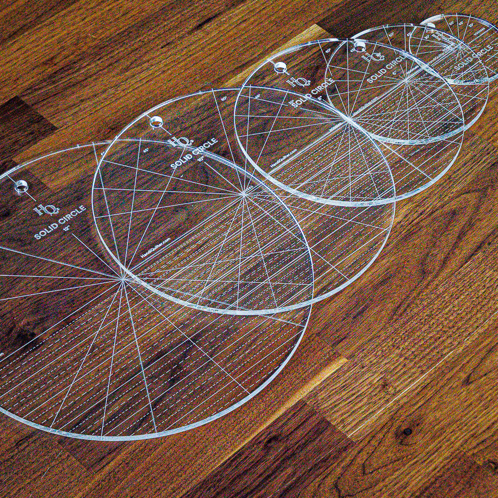 Solid Circle Ruler Set (of 5) - Handi Quilter Ruler