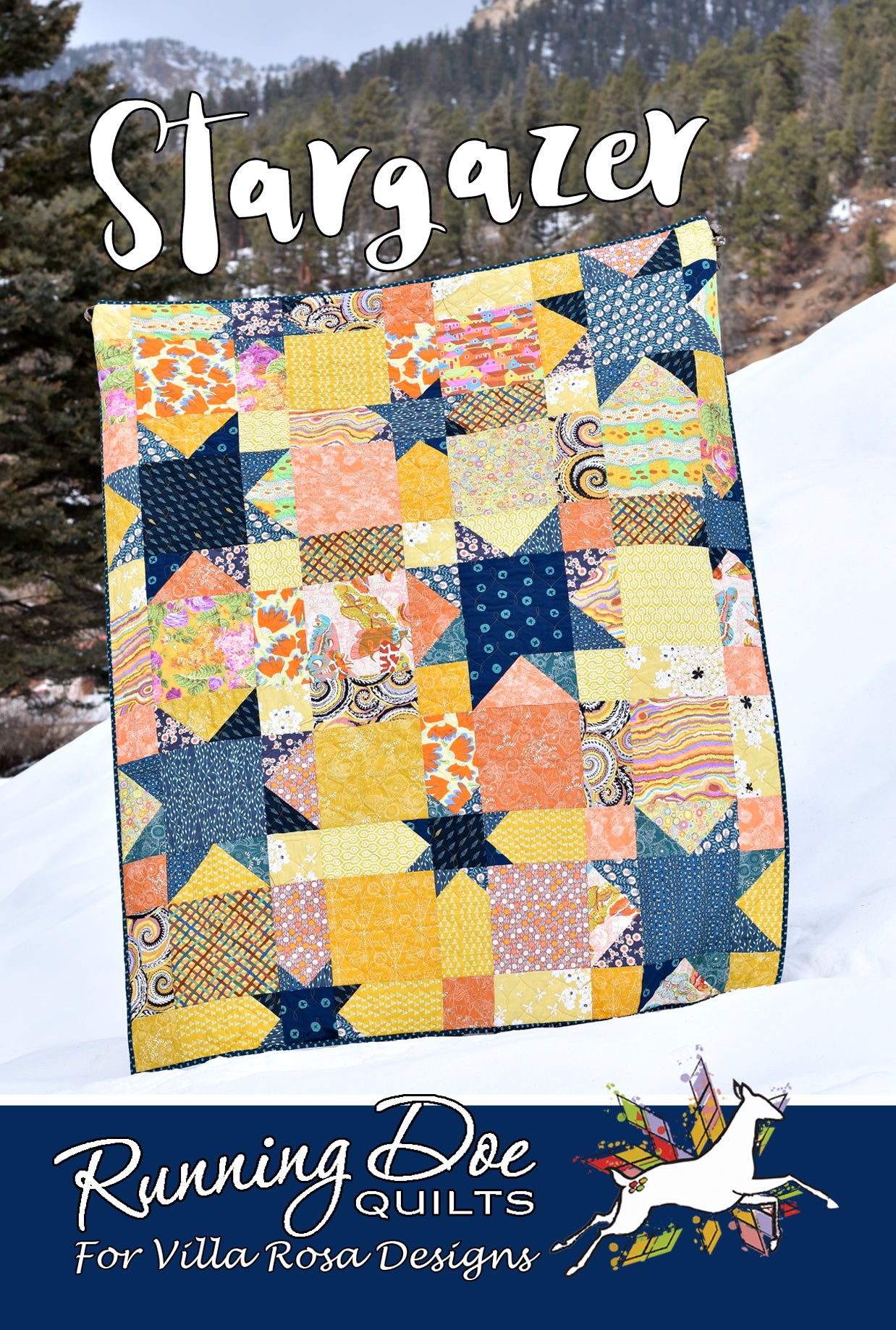 Stargazer Pattern Digital Download – Running Doe Quilts