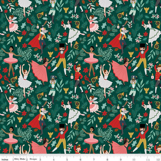 NUTCRACKER TRADITION Storybook Pine Yardage