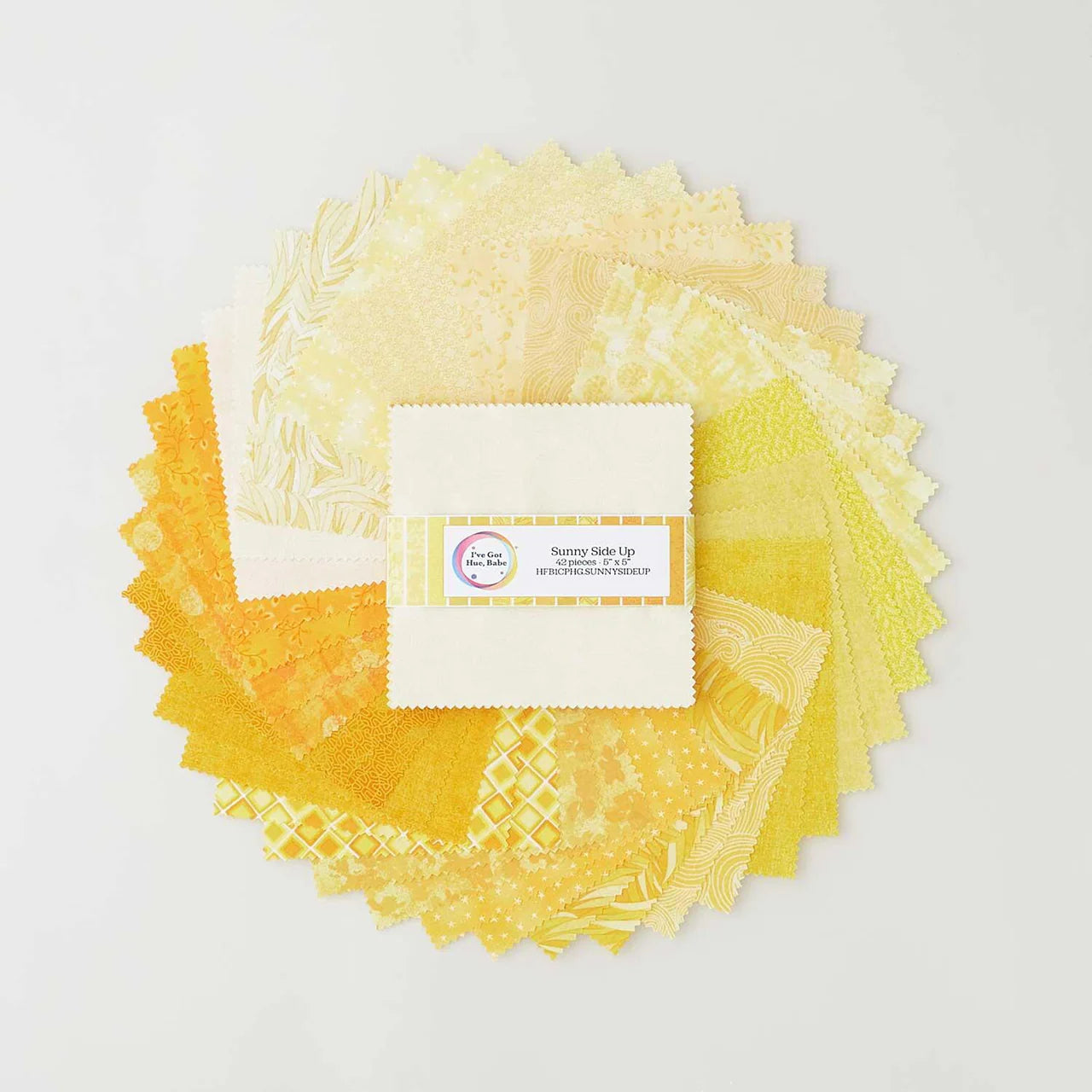 I'VE GOT HUE, BABE Sunny Side Up 5" Charm Pack