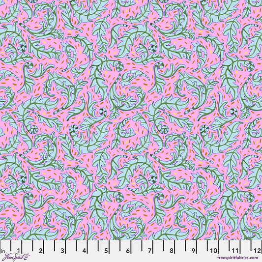 BLOSTMA & SONG Sweet Leaf Blush Yardage