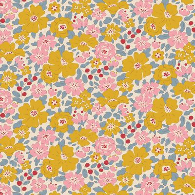 TILDA Creating Memories - Harper Yellow Yardage