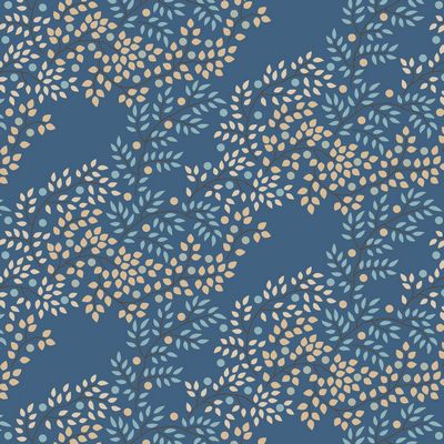 TILDA Creating Memories - Berrytangle Prussian Yardage