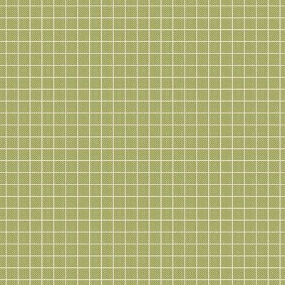 TILDA Creating Memories - Woven Plaid Pea Green Yardage