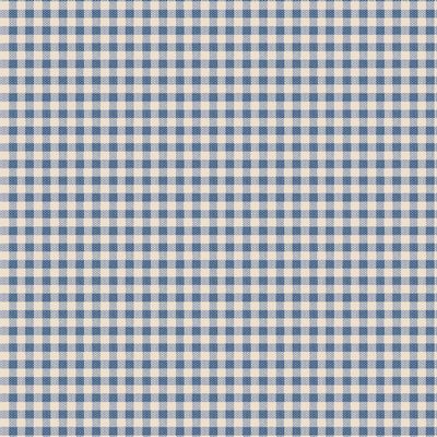 TILDA Creating Memories - Woven Gingham Blue Yardage